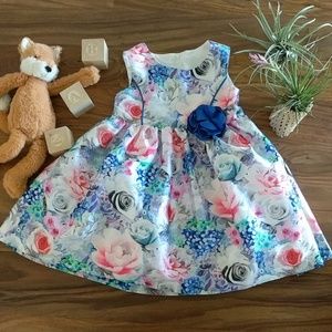 Frais Floral Art Fit & Flare Dress size 2